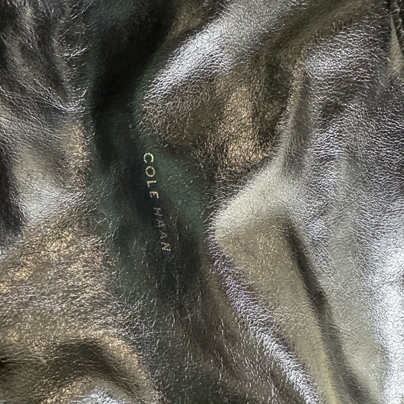 Cole Haan leather brownish/black leather bag. - Picture 16 of 16